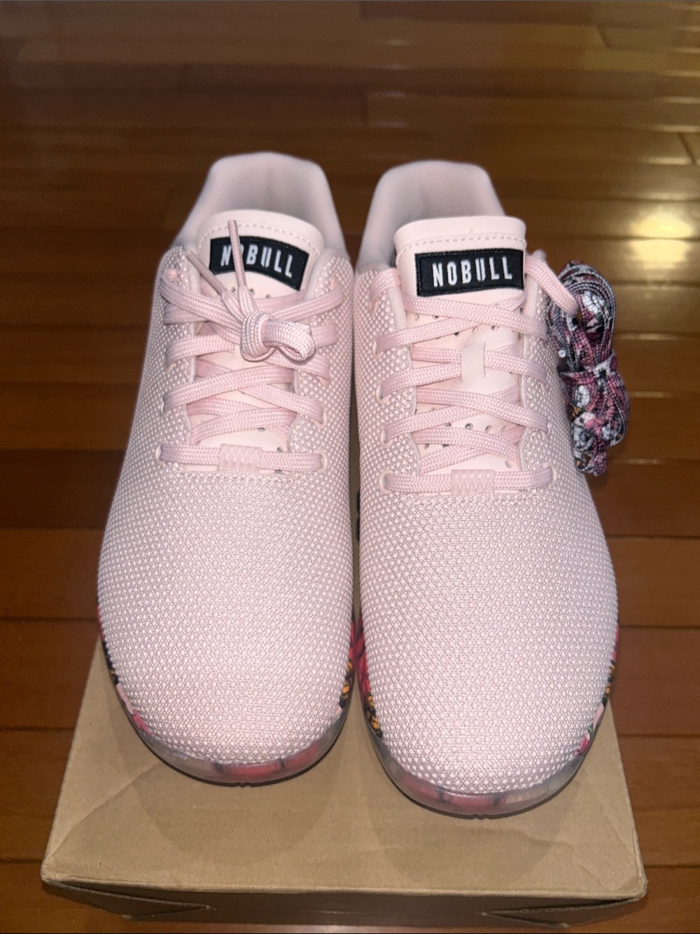 NOBULL Women's Light Pink Knit Athletic Trainer